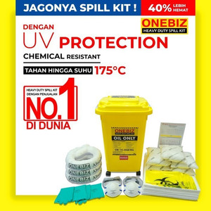 Spill Kit Industri Penyerap Cairan Minyak 90 Liter 24 Gallon