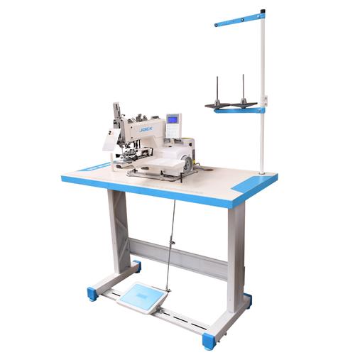 JACK JK-1377E Mesin Jahit Pasang Kancing Industrial Double Cam Servo