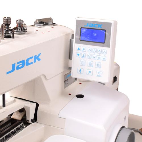 JACK JK-1377E Mesin Jahit Pasang Kancing Industrial Double Cam Servo