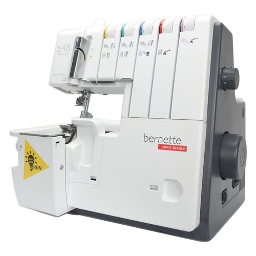 Mesin Jahit Obras-Overdeck-Rantai BERNETTE B48 Portable Multifungsi