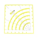 Penggaris Quilting - Penggaris Jahit Non Slip Circle Cutter KT-90