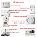 Mesin Jahit MESSINA(SINGER) N-808 NEW YORK (Portable)