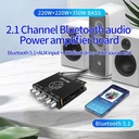 【Indonesia】YS-S350H Dengan APP Digital Power Amplifier Board Modul 220W * 2 350W Subwoofer Card 2.1 Channel Stereo Sound Adaptor - YS-S350H