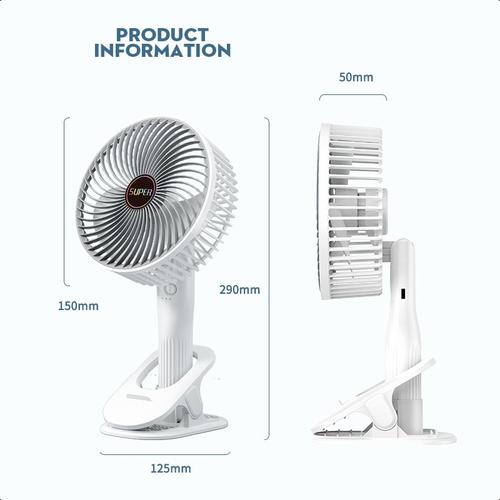 【Penawaran khusus】Kipas Angin Jepit Portable Mini Meja Bisa Puteran 360’ Kipas Desktop Kecil Fashion Mudah Dibawa Rumah Tangga Kantor Clip-on Pengisian USB Mini Luar Ruangan imut-imut kipas angin Plastik