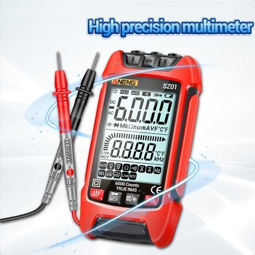 【Penawaran khusus】SZ01 Cerdas Digital Multimeter Genggam Multifungsi Presisi Tinggi Listrik Pemeliharaan Instrumen Temp Resistan