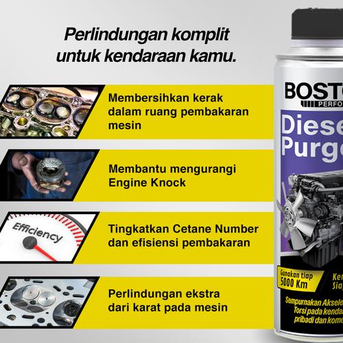 Diesel Purge 500ml ORIGINAL Boston Performance / Purging / Gurah Mesin Diesel