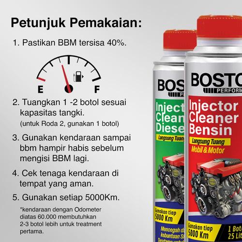 INJECTOR CLEANER DIESEL BOSTON Hemat BBM - 3pcs