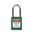 Gembok Industri Safety Lock Out Tag Out Padlock Padlock Steel Shackle - Hijau