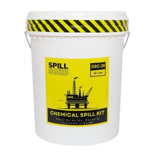 Spill Kit Penyerap Cairan Kimia 30 Liter 8 Gallon Chemical Spill Kit Spill Sorb 30 L