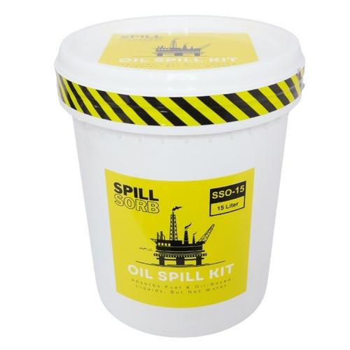 Spill Kit Penyerap Cairan Minyak 15 Liter 4 Gallon Oil Spill Kit Spill Sorb 15 L