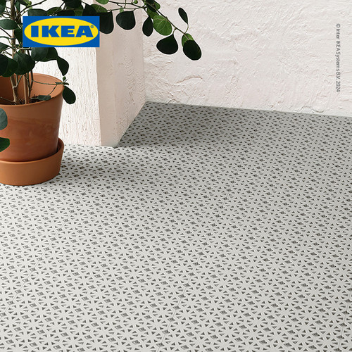 IKEA ALTAPPEN Decking Tile Bongkar Pasang Abu-Abu 0.81 m² Isi 9Pcs
