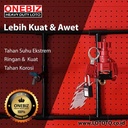 ONEBIZ Universal Valve Lockout OB 14-BDF33X Studdle Height 120mm Cable 3.2mm D*2.4mL Suitable For Handle Witdth ≤2.3cm Handle Thickness ≤1.4cm