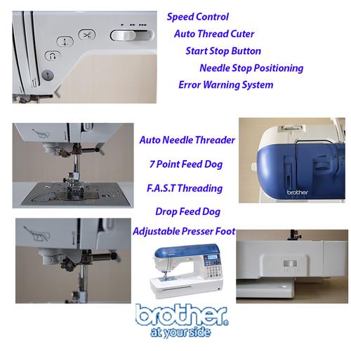 Brother Innov-Is NV-400 Mesin Jahit dan Quilting Computerised Portable