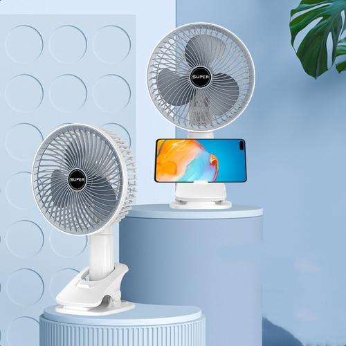 【Penawaran khusus】Kipas Angin Jepit Portable Mini Meja Bisa Puteran 360’ Kipas Desktop Kecil Fashion Mudah Dibawa Rumah Tangga Kantor Clip-on Pengisian USB Mini Luar Ruangan imut-imut kipas angin Plastik