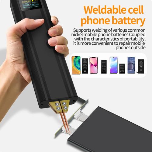 【Penawaran khusus】Spot Welder Genggam Portabel dengan Layar Mini 18650 Baterai Lithium Diy Set lengkap las listrik
