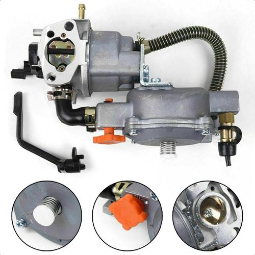【Indonesia】Karburator Bahan Bakar Ganda 168F 170F Karburator GX160 LPG NG 2KW 2,5KW 3KW Putih Tabung