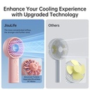 JISULIFE kipas mini premium quality Hand Fan Life4 5S 3600 mAh garansi resmi 1 tahun