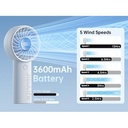 JISULIFE kipas mini premium quality Hand Fan Life4 5S 3600 mAh garansi resmi 1 tahun