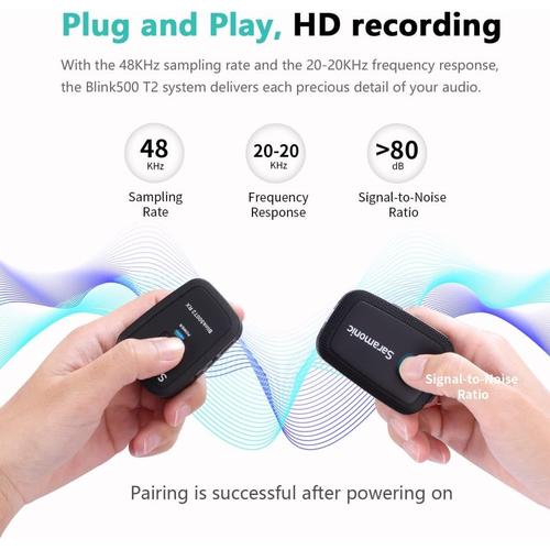 Saramonic Blink 500 B2 New Version Dual Wireless Microphone System untuk kamera hp content creator