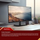 Monitor LED ViewSonic VA270-H 27" IPS Full HD 1080p 100hz 1ms VGA HDMI - WAJIB CO PACKING KAYU