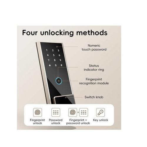 Deli Safe Fingerprint Password ET595 Black Garansi Resmi