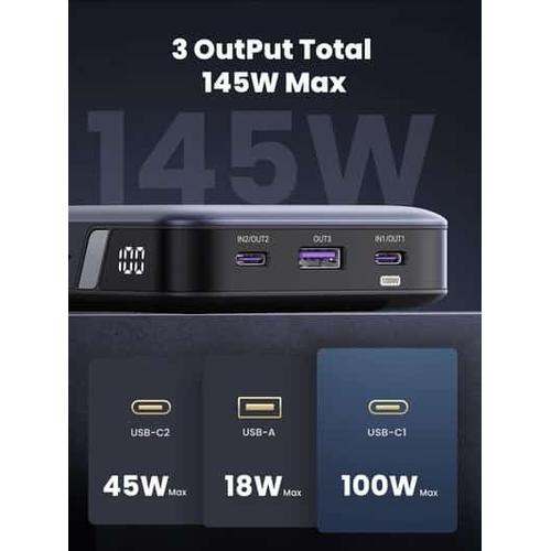 Ugreen 145W 25000mAh Two Way Fast charging Power Bank 90597A