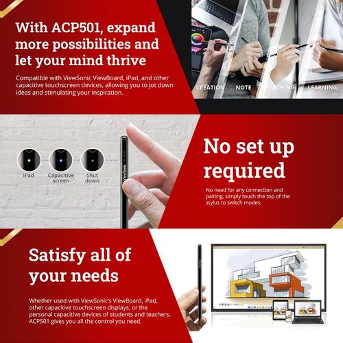 ViewSonic ACP501 ViewStylus / Stylus Pen compatible for Apple iPad iOS