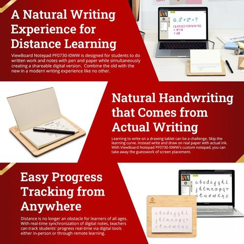 ViewSonic ViewBoard Notepad PF0730-I0WW Portable Digital Writing Pad