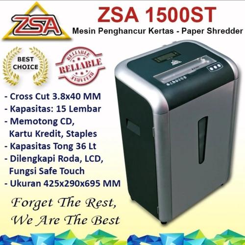 ZSA 1500st PAPPER SHREDDER | Mesin Penghancur Kertas ZSA 1500st