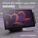 Wacom Cintiq Pro 22 120Hz 4K Pen Display Pantone and Featuring HDR Gamma Support DTH227K0C
