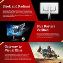 Monitor Gaming Viewsonic XG272-2K-OLED 27" 240Hz 2K OLED AMD Freesycn