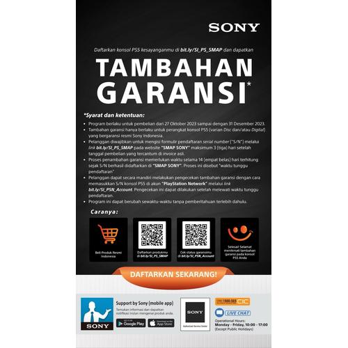 sony playstation PS5 DIGITAL VERSION Garansi Resmi Indonesia 1 Tahun