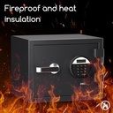 Deli Safe Brankas Digital Fireproof ET580, ET581 ET587 / Tahan Api Garansi Resmi