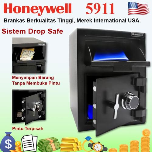 HONEYWELL 5911 Brankas Baja Drop Safe, Garansi Resmi