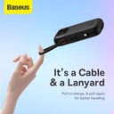 Baseus Powerbank QPOW2 Dual Cable 20000mAh 3A 22.5W Type C Lightning