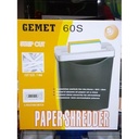 Gemet 60S Paper Shredder Strip Cut/5Lembar - Mesin Penghacur Kertas