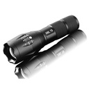 Senter LED Cree Laser Terang E17 XM-L T6 2000 Lumens 18650 BLACK