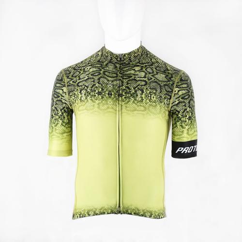 Jersey Sepedah Proteger Men's Snake Lemon Green