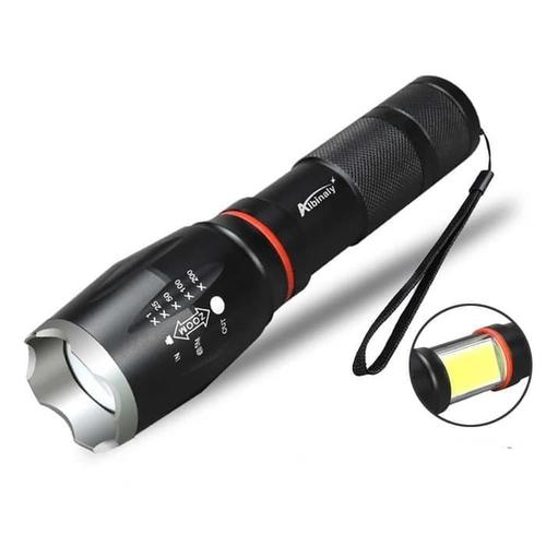 Senter LED XML T6 8000 lumens dengan magnet dan COB flashlight