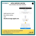 [RESMI GARANSI INDO] Apple Airpod Airpods 2 [MV7N2ID/A] Non Wireless