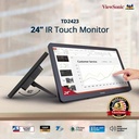 Monitor ViewSonic 24” IR Touch Monitor TD2423