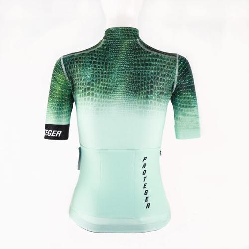 Jersey Sepedah Proteger Women's Crocodile Mint Green