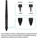 Huion Battery-free Pen PW517 for Kamvas 13 | 16 | 22 | 22 Plus
