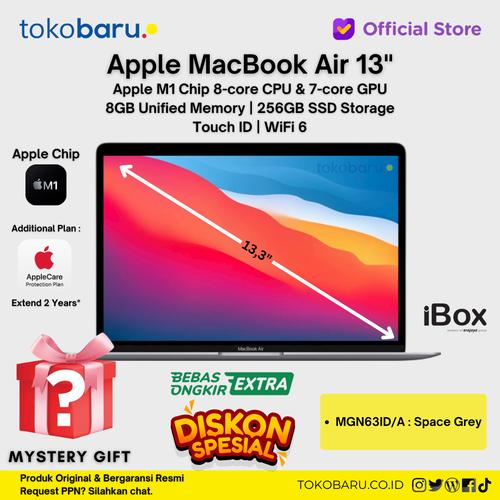 Apple MACBOOK AIR 2020 M1 CHIP 256GB RAM 8GB Garansi IBOX
