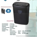 Mesin Penghancur Kertas Honeywell 9412 - Potongan Cross Cut, 4 x 35 MM, Kapasitas 12 Lembar/80Gr