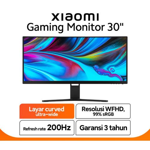 Xiaomi Mi Monitor 30" Curved Gaming 1800R WFHD 200Hz DP HDMI FreeSync