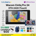 Wacom Cintiq  24 Pro Touch/Non Touch Screen Pen Display Creative Drawing DTH-2420 / DTK 2420 - Garansi Resmi