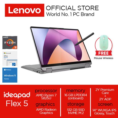 Lenovo IdeaPad Flex 5 14ABR8 Ryzen 7 5825U 16GB 512GB SSD W11 OHS