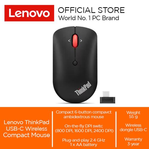 Lenovo ThinkPad USB-C Wireless Compact Mouse