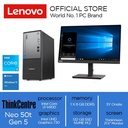 Lenovo ThinkCentre neo 50t Gen 5 Core i3-14100 8GB 512GB SSD W11 Pro